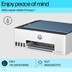 Picture of HP Smart Tank 585 All-in-One Multi-function WiFi Color Inkjet Printer  (Grey White, Ink Bottle)